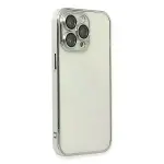 İphone 13 Pro Max Kılıf Razer Lensli Silikon - Gümüş-3