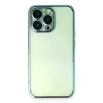 İphone 13 Pro Max Kılıf Razer Lensli Silikon - Açık Mavi-1