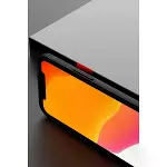 İphone 12 Mini Kılıf Range Yüzüklü Silikon - Siyah-kırmızı-8