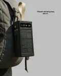 LED Aydınlatmalı Güneş Panelli Powerbank Seyahat ve Kamp İçin-4