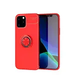 İphone 12 Kılıf Range Yüzüklü Silikon - Kırmızı-1