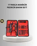 Şık Kutu Tasarımlı 17 Parça Manikür Pedikür Seti Dayanıklı ve Hijyenik-1