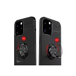 İphone 12 Pro Max Kılıf Range Yüzüklü Silikon - Kırmızı-3