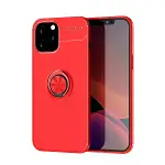 İphone 12 Pro Max Kılıf Range Yüzüklü Silikon - Kırmızı-1