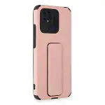 Xiaomi Redmi 10c Kılıf Mega Standlı Silikon - Pudra-1