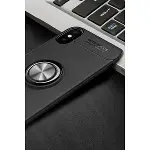 İphone Xs Max Kılıf Range Yüzüklü Silikon - Siyah-2