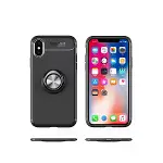 İphone Xs Max Kılıf Range Yüzüklü Silikon - Siyah-6