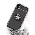 İphone Xs Max Kılıf Range Yüzüklü Silikon - Siyah-8