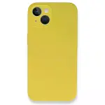 İphone 13 Mini Kılıf Lansman Legant Silikon - Sarı-1