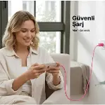 Special COLLECTION SmartCharger Pro GAN 20W PD Seyahat Hızlı Şarj Aleti + USB-C - USB-C 3A Kablo 1.2-3