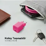 Special COLLECTION SmartCharger Pro GAN 20W PD Seyahat Hızlı Şarj Aleti + USB-C - USB-C 3A Kablo 1.2-4