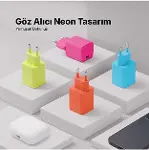 Special COLLECTION SmartCharger Pro GAN 20W PD Seyahat Hızlı Şarj Aleti + USB-C - USB-C 3A Kablo 1.2-5