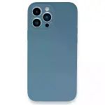 İphone 13 Pro Max Kılıf Lansman Legant Silikon - Açık Mavi-1