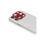 İphone 13 Pro Max Pers Alüminyum Kamera Lens - Kırmızı-2