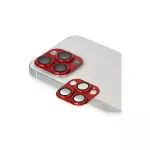 İphone 13 Pro Max Pers Alüminyum Kamera Lens - Kırmızı-3