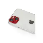 İphone 13 Pers Alüminyum Kamera Lens - Kırmızı-3