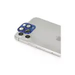 İphone 11 Pro Max Pers Alüminyum Kamera Lens - Lacivert-2