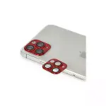 İphone 11 Pro Max Pers Alüminyum Kamera Lens - Kırmızı-1