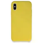 İphone X Kılıf Lansman Legant Silikon - Sarı-1