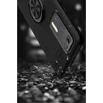 Huawei P40 Kılıf Range Yüzüklü Silikon - Siyah-5