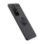 Huawei P40 Pro Kılıf Range Yüzüklü Silikon - Siyah-2