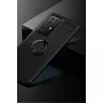 Huawei P40 Pro Kılıf Range Yüzüklü Silikon - Siyah-3