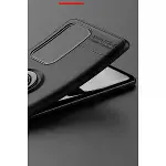 Huawei P40 Pro Kılıf Range Yüzüklü Silikon - Siyah-4