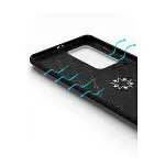 Huawei P40 Pro Kılıf Range Yüzüklü Silikon - Siyah-6