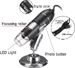 Cilt Ve Saç Analiz Cihazı 1600x 2.MP USB 8 Led Digital Mikroskop-1