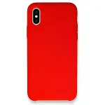 İphone Xs Max Kılıf Lansman Legant Silikon - Kırmızı-1
