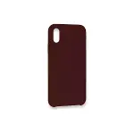 İphone Xs Max Kılıf Lansman Legant Silikon - Bordo-3