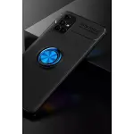 Samsung Galaxy M51 Kılıf Range Yüzüklü Silikon - Siyah-mavi-2