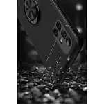 Samsung Galaxy M51 Kılıf Range Yüzüklü Silikon - Siyah-mavi-6