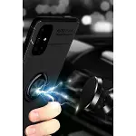 Samsung Galaxy M51 Kılıf Range Yüzüklü Silikon - Mavi-4