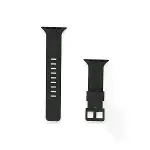 Watch 38mm Kr408 Çizgili Silikon Kordon - Siyah-2