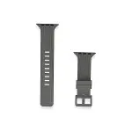 Watch 38mm Kr408 Çizgili Silikon Kordon - Koyu Gri-2