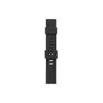 Watch 38mm Kr408 Çizgili Silikon Kordon - Koyu Gri-3