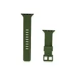 Watch 38mm Kr408 Çizgili Silikon Kordon - Koyu Yeşil-2