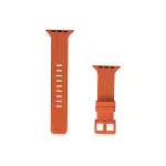 Watch 38mm Kr408 Çizgili Silikon Kordon - Turuncu-2