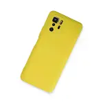Xiaomi Poco X3 Gt Kılıf Nano İçi Kadife Silikon - Sarı-2