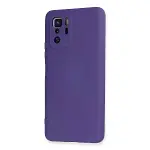 Xiaomi Poco X3 Gt Kılıf Nano İçi Kadife Silikon - Mor-3