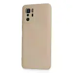 Xiaomi Poco X3 Gt Kılıf Nano İçi Kadife Silikon - Pudra-3