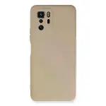 Xiaomi Poco X3 Gt Kılıf Nano İçi Kadife Silikon - Pudra-1