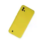 Realme C11 2021 Kılıf Nano İçi Kadife Silikon - Sarı-2