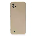 Realme C11 2021 Kılıf Nano İçi Kadife Silikon - Pudra-1