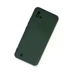 Realme C11 2021 Kılıf Nano İçi Kadife Silikon - Koyu Yeşil-2