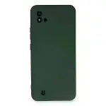 Realme C11 2021 Kılıf Nano İçi Kadife Silikon - Koyu Yeşil-1