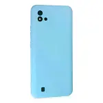 Realme C11 2021 Kılıf Nano İçi Kadife Silikon - Mavi-3