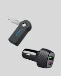 Araç İçi Bluetooth Müzik Kiti + Type-C PD Araç Şarjı Seti-5