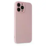 İphone 13 Pro Kılıf Nano İçi Kadife Silikon - Pembe-2